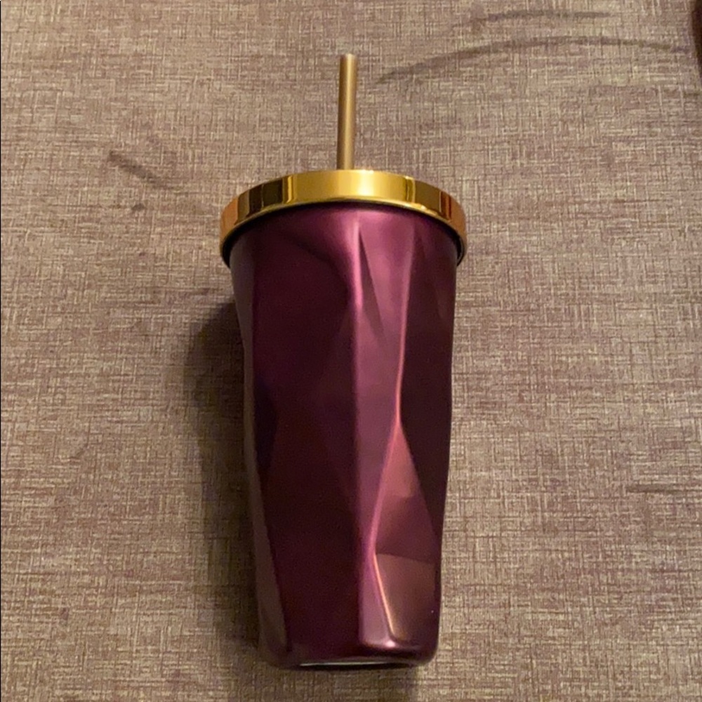 NWT 16 oz double wall tumbler in maroon
